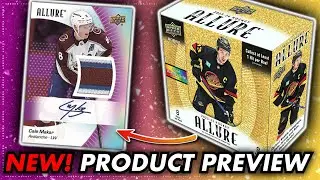 🚨 Sneak Peek 🚨: 23/24 Allure Hockey Hobby Box! Exciting Features & Must-Have Cards Revealed!