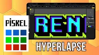 Designing #PixelArt for #ComputerScience Portfolio Hyperlapse 16x #Design