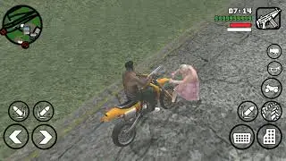 Old lady killed herself while trying to hit CJ on the bike
