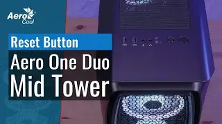 AeroCool Aero One Duo Mid Tower Case - How to Control the RGB Lighting with the PC Reset Button