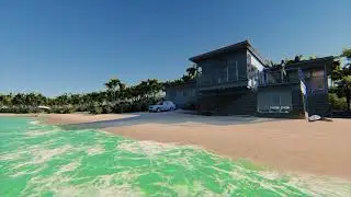 #short #beach #water #lumion #jenil HD rendering in multiple software