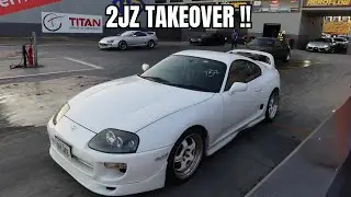 We took the 600HP NA-T SUPRA TO THE DRAG STRIP