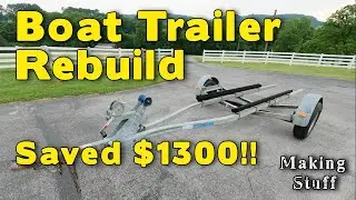 Restoring A Boat Trailer For My Supercharged Mini Jet  Boat