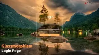 Beautiful Background Login Page Using HTML & CSS Tutorial | Web Development
