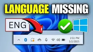 How To Fix Language Bar Missing From Taskbar in Windows 11 (2025)