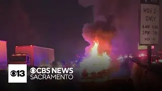 I-5 southbound traffic in Sacramento snarled Friday morning