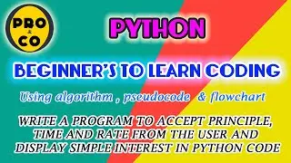 Program to DISPLAY SIMPLE INTEREST in python