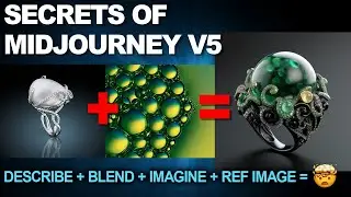 How to use the full power of MidJourney V5 new features. MUST SEE for studio photographers!
