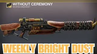 BRIGHT DUST REWARDS - Weekly rewards for Bright Dust in Eververse - The Edge of Fate Destiny 2