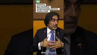 Namaz bilincimizi sürdürebilmemizi sağlıyor.Prof.Dr.Halis Aydemir #halisaydemir