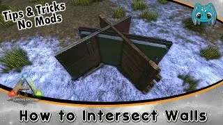 ARK Building Tips & Tricks No Mods :: How to Intersect Walls!!!