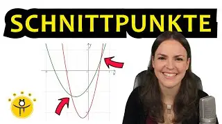 SCHNITTPUNKTE von Parabeln berechnen – Quadratische Funktionen gleichsetzen