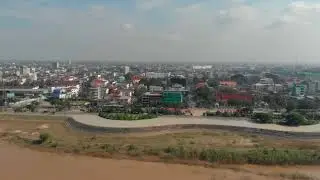 VIENTIANE /LAO / Walking street in Vientiane by drone / VIENTIANE NIGHTLIFE #mavicair #walkingstreet