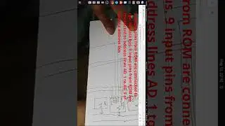 How output data pins & input address pins of ROM are connected to cpu via data bus & address bus ?