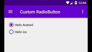 42. Create an AppCompatRadioButton