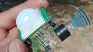 DIY MOTION ALARM USING PIR SENSOR & BC 547 TRANSISTOR
