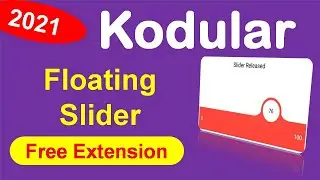 Floating Slider Extension 2021 | Kiwanokit | (Kodular)  |  floating action button