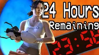 24 Hours To Speedrun Portal - In Under 20 Minutes!