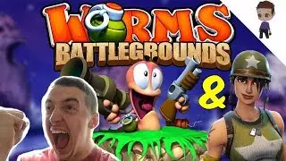 Worms Battlegrounds PS4!【🔴 LIVE】(Fortnite Battle Royale After)
