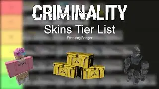 The Correct Skins Tier List | Roblox Criminality