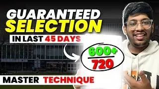 Guaranteed Selection in NEET 2024🔥| Master technique | 600+ marks | @Mentify720