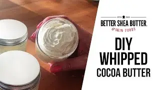 DIY Whipped Cocoa Butter with Real Vanilla Beans
