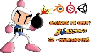 Blender to Unity - Bomberman! - 02 Unwrapping Bomberman!