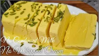 Natural Mango Ice Cream recipe/No Whipped cream or Condensed milk/homemade mango ice cream recipe