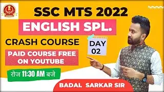 MTS 2022 | DAY 02 | FREE CRASH COURSE | ENGLISH | COMPLETE REVISION