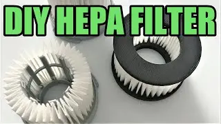 DIY Universal HEPA Filter Prototype made with Open Source 3D Printed Parts