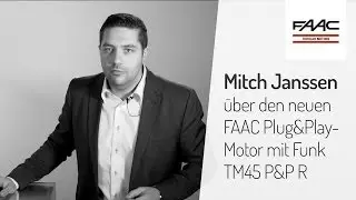 FAAC Plug&Play-Motor mit Funk TM45 P&P R