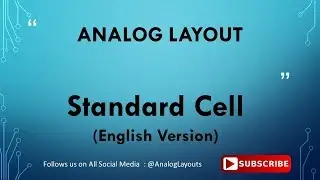 Standard cell - English Version