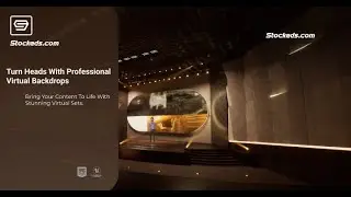 STAGE VY8C | Unreal Engine Corporate Virtual Set | Integrated With Aximmetry