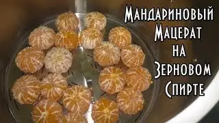 Мандариновый мацерат\Ароматный Новогодний самогон на Люкссталь 6
