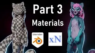 Synorei - Blender character creation process || Part 3 - UVs, Baking, and Materials