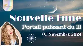 🌈 111 🦋 Réinitialisation cosmique !🌜Nouvelle Lune🌛01 novembre 2024 🧿 Tirage de Cartes ✨ Guidance