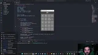 LIVE - Building a Simple Calculator App w/ Python (Face Cam)