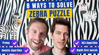 8 Ways to Solve Zebra Puzzle (feat. Genetic Algorithm!)