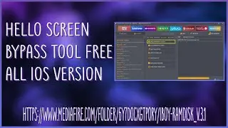 Hello Screen Bypass Tool | All iOS Version | Unlock Tool For All Device | Icloud Bypass