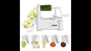 Review:  Spiralizer 5-Blade Vegetable Slicer, Strongest-and-Heaviest Duty