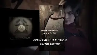 preset alight motion trend tiktok || angels like u
