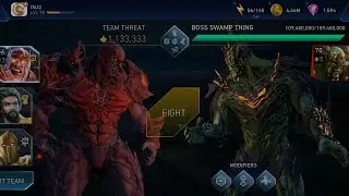 Sub Boss SWAMP THING 🌴 Solo Raid Event Battles ☠️ InJustice 2 Mobile Gameplay