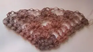 Ажурный узор для шали и бактуса
