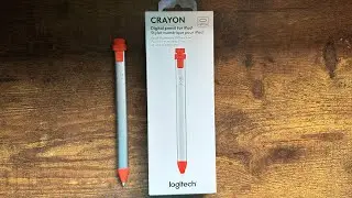 Logitech Crayon (Orange, Lightning) Unboxing, Setup, and First Impressions!