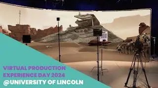 Virtual Production at University of Lincoln Experience Day