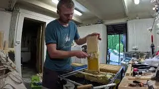 Распечатка сот, новый культиватор#пчеловодство #пчелы #bee #пасека #обзор #beekeeping