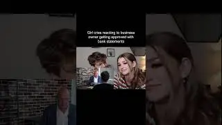 Girl cries reacting to business owner getting approved for a home