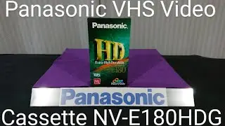 Panasonic VHS Video Cassette NV-E180HDG 001
