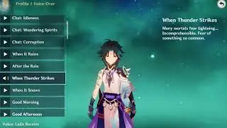 Xiao when thunder strikes - Genshin Impact