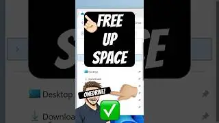 OneDrive Tip: Free Up Disk Space Without Losing Your Files 💾☁️